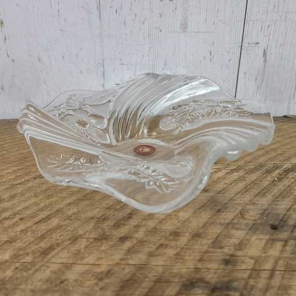 Walther Glas German Vintage Floral Service Bowl - Picture 3 of 10